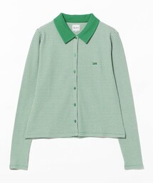 Ray BEAMS | 【別注】Lee × Ray BEAMS / ボーダー ワッフル シャツ(Tシャツ/カットソー)