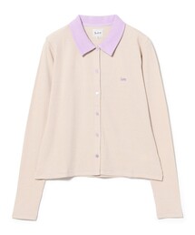 【別注】Lee × Ray BEAMS / ボーダー ワッフル シャツ