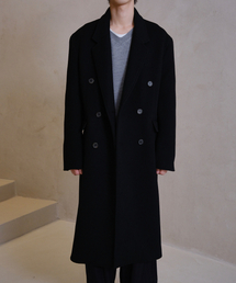 DIVEIN（ダイブイン）の「LOOSED DOUBLE BREASTED COAT (BLACK)（チェスターコート）」