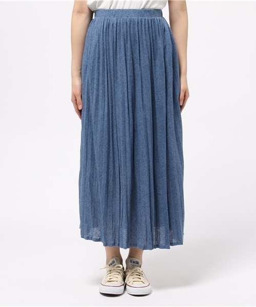 SHIPS for women（シップスフォーウィメン）の「ジャージープリーツマキシスカート◇（スカート・レディース・グレー/オレンジ系その他/ブラック/ロイヤルブルー/キャメル・ONE SIZE）」の17枚目の写真