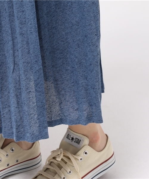 SHIPS for women（シップスフォーウィメン）の「ジャージープリーツマキシスカート◇（スカート・レディース・グレー/オレンジ系その他/ブラック/ロイヤルブルー/キャメル・ONE SIZE）」の15枚目の写真