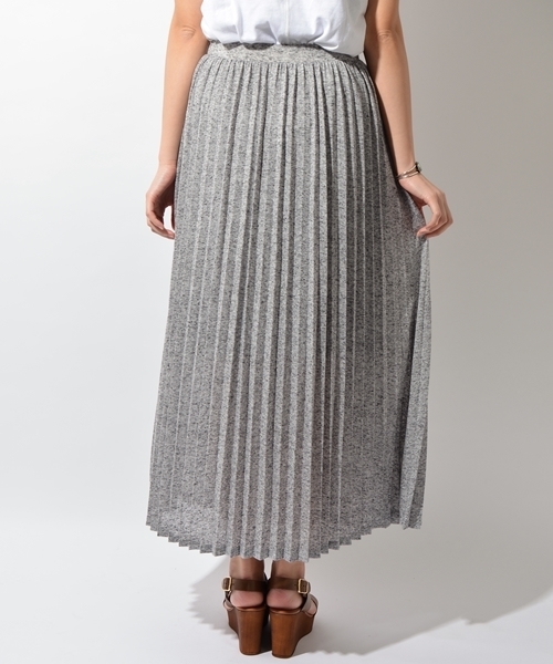 SHIPS for women（シップスフォーウィメン）の「ジャージープリーツマキシスカート◇（スカート・レディース・グレー/オレンジ系その他/ブラック/ロイヤルブルー/キャメル・ONE SIZE）」の12枚目の写真