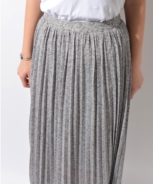 SHIPS for women（シップスフォーウィメン）の「ジャージープリーツマキシスカート◇（スカート・レディース・グレー/オレンジ系その他/ブラック/ロイヤルブルー/キャメル・ONE SIZE）」の6枚目の写真