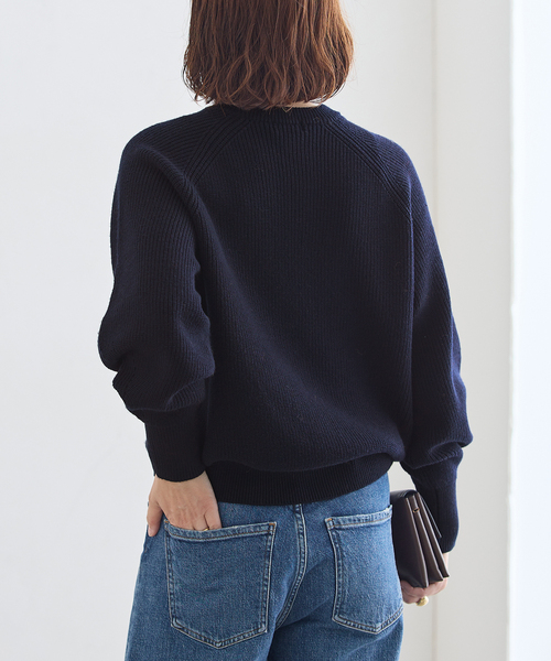 journal standard L'essage(ジャーナルスタンダードレサージュ)の「《一部WEB限定カラー/追加》パールスキッパープルオーバー(ニット/セーター・レディース・グレー/チャコールグレー/ネイビー・FREE)」の19枚目の写真