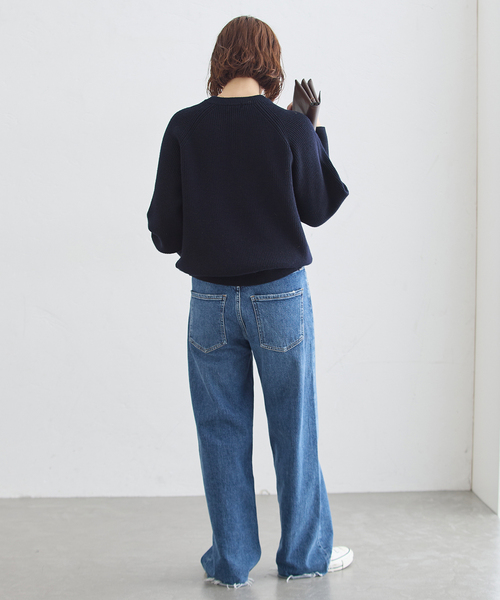 journal standard L'essage(ジャーナルスタンダードレサージュ)の「《一部WEB限定カラー/追加》パールスキッパープルオーバー(ニット/セーター・レディース・グレー/チャコールグレー/ネイビー・FREE)」の22枚目の写真