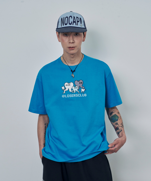 LOSERS CLUB(ルーザーズクラブ)の「TOOTH キャラクター 半袖Tシャツ ブルー(Tシャツ/カットソー・メンズ・その他・0/1/2)」の1枚目の写真