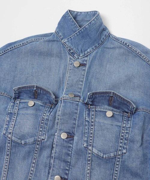 Healthy denim(ヘルシーデニム)の「Healthy DENIM LATTE(デニムジャケット・レディース・インディゴブルー・1)」の8枚目の写真