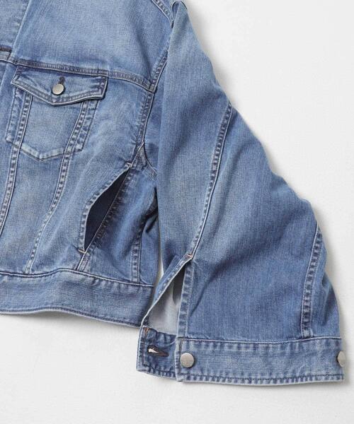 Healthy denim(ヘルシーデニム)の「Healthy DENIM LATTE(デニムジャケット・レディース・インディゴブルー・1)」の2枚目の写真