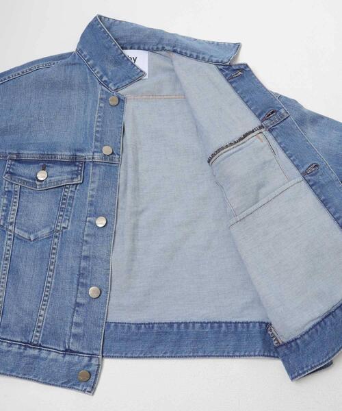 Healthy denim(ヘルシーデニム)の「Healthy DENIM LATTE(デニムジャケット・レディース・インディゴブルー・1)」の3枚目の写真