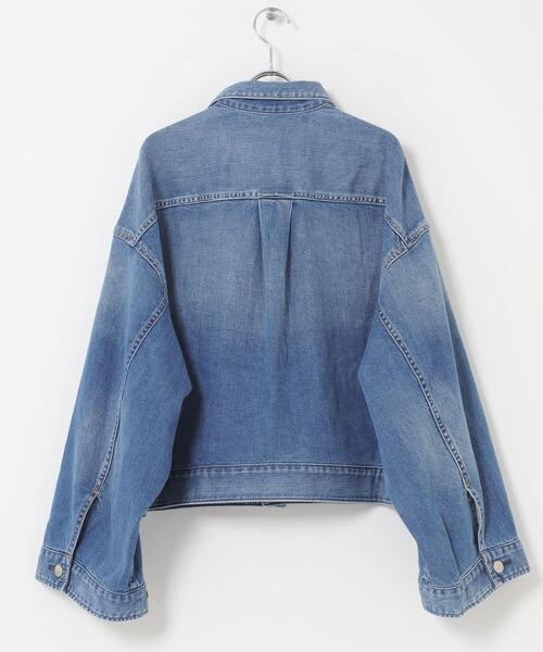 Healthy denim(ヘルシーデニム)の「Healthy DENIM LATTE(デニムジャケット・レディース・インディゴブルー・1)」の4枚目の写真