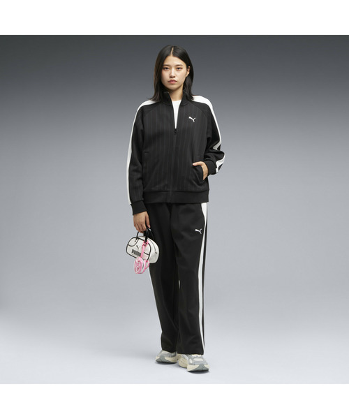 PUMA(プーマ)の「PUMA プーマ ウィメンズ ESS エレベーテッドMX AOP トラックジャケット DK(ジャージ・レディース・グレー/ブラック/オフホワイト・X-LARGE/SMALL/MEDIUM/LARGE)」の10枚目の写真