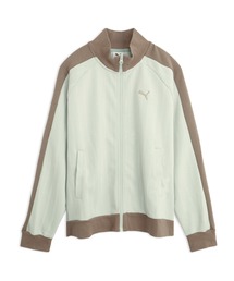 PUMA プーマ ウィメンズ ESS エレベーテッドMX AOP トラックジャケット DK