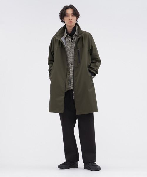 MARGARET HOWELL（マーガレットハウエル）の「WOOL GINGHAM POPLIN（シャツ/ブラウス・メンズ・ブラック×ホワイト・SMALL/MEDIUM/LARGE）」の4枚目の写真