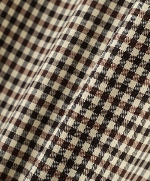 MARGARET HOWELL（マーガレットハウエル）の「WOOL GINGHAM POPLIN（シャツ/ブラウス・メンズ・ブラック×ホワイト・SMALL/MEDIUM/LARGE）」の8枚目の写真