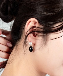 RAGBAG STUDIO（ラグバッグストゥディオズ）の「【RagBag/ラグバッグ】シルバー　ピアス 　Dualism Earrings（ピアス（両耳用））」