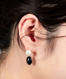 RAGBAG STUDIO（ラグバッグストゥディオズ）の「【RagBag/ラグバッグ】シルバー　ピアス 　Dualism Earrings（ピアス（両耳用））」