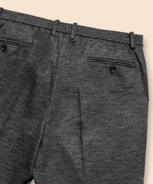BROOKS BROTHERS(ブルックスブラザーズ)の「ウールブレンド ニット プレーンフロント トラウザーズ TOKYO model(その他パンツ・メンズ・グレー/ネイビー・X-LARGE/LARGE/MEDIUM/SMALL)」の4枚目の写真