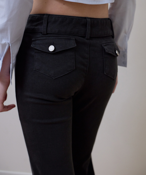 ROSEFRANTZ（ロゼフランツ）の「Belted Boots Cut Pants [Black]（その他パンツ・レディース・ブラック・SMALL/MEDIUM）」の10枚目の写真