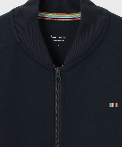 Paul Smith(ポールスミス)の「【ラウンジウェアー】“Cardboard Knit” ジップアップカットソー【853415 7138】(カーディガン/ボレロ・メンズ・ブラック/ベージュ/ネイビー・LARGE/MEDIUM)」の5枚目の写真