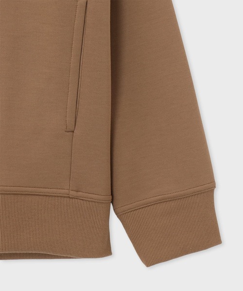 Paul Smith(ポールスミス)の「【ラウンジウェアー】“Cardboard Knit” ジップアップカットソー【853415 7138】(カーディガン/ボレロ・メンズ・ブラック/ベージュ/ネイビー・LARGE/MEDIUM)」の4枚目の写真