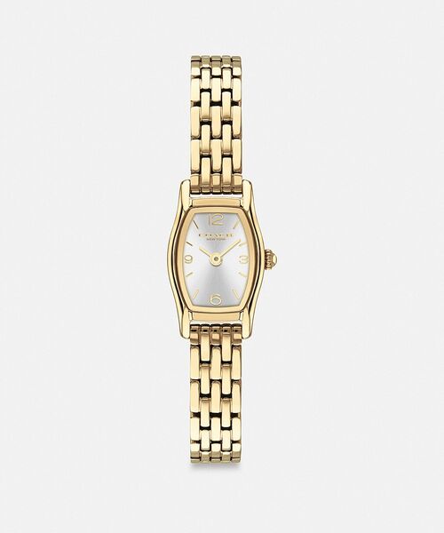 COACH（コーチ）の「グレタ ウォッチ・15.3MM X 25.6MM（アナログ腕時計・レディース・ゴールド系その他・ONE）」の3枚目の写真