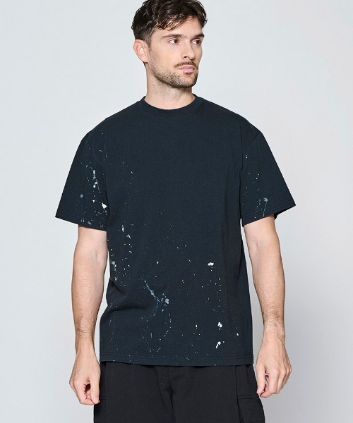 ACANTHUS(アカンサス)の「mt10674- Vintage Wash Splash Tee スプラッシュTシャツ(CT2702)(Tシャツ/カットソー・メンズ・サックスブルー/ホワイト/ブラック・XL/L/M/S)」の2枚目の写真
