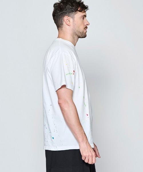 ACANTHUS(アカンサス)の「mt10674- Vintage Wash Splash Tee スプラッシュTシャツ(CT2702)(Tシャツ/カットソー・メンズ・サックスブルー/ホワイト/ブラック・XL/L/M/S)」の8枚目の写真