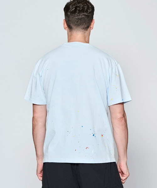 ACANTHUS(アカンサス)の「mt10674- Vintage Wash Splash Tee スプラッシュTシャツ(CT2702)(Tシャツ/カットソー・メンズ・サックスブルー/ホワイト/ブラック・XL/L/M/S)」の10枚目の写真