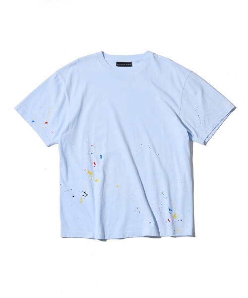 ACANTHUS(アカンサス)の「mt10674- Vintage Wash Splash Tee スプラッシュTシャツ(CT2702)(Tシャツ/カットソー・メンズ・サックスブルー/ホワイト/ブラック・XL/L/M/S)」の16枚目の写真