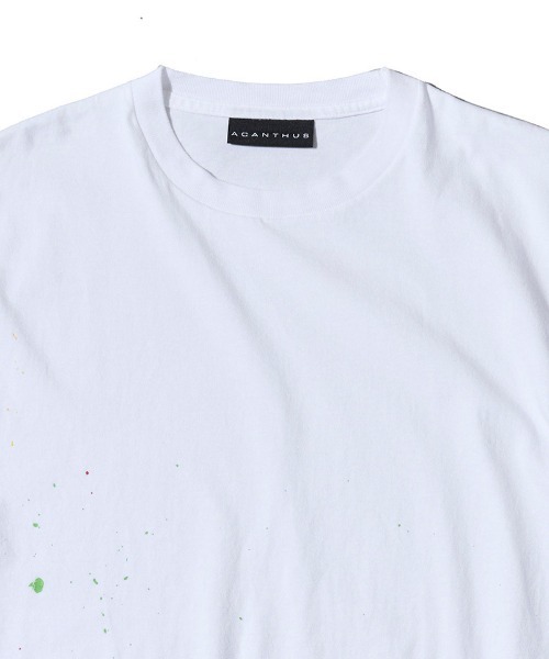 ACANTHUS(アカンサス)の「mt10674- Vintage Wash Splash Tee スプラッシュTシャツ(CT2702)(Tシャツ/カットソー・メンズ・サックスブルー/ホワイト/ブラック・XL/L/M/S)」の19枚目の写真