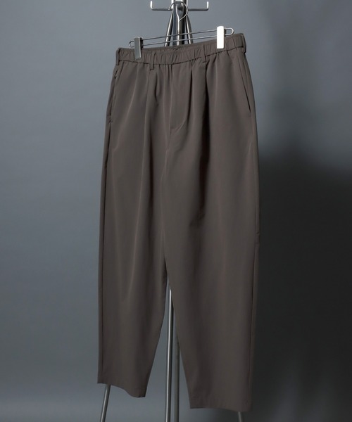 ANPAS(アンパス)の「FLEX360° Balloon Easy Pants / <セットアップ可>フレックス360° バルーンイージーパンツ ワイドスラックス ストレッチ ボトムス メンズ ビジカジ ビジネス スーツ<S~LLサイズ>(スラックス・メンズ・ブラウン/ブラック/ネイビー・LL/L/M)」の1枚目の写真