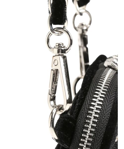 GYDA(ジェイダ)の「GGベロア bijou quiltingミニショルダーBAG(ショルダーバッグ・レディース・ピンク/オフホワイト/ブラック・FREE)」の11枚目の写真