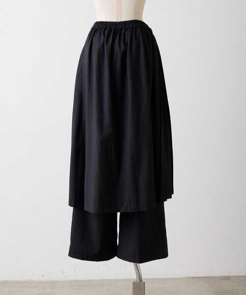 ear PAPILLONNER(イアパピヨネ)の「イレヘムスカート付パンツ【SUM1 STYLE】(その他パンツ・レディース・ブラック/ブラウン・FREE)」の12枚目の写真