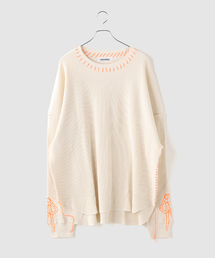 DISCOVERED / ディスカバード WAFFLE BONE PRINT CUTSEWN