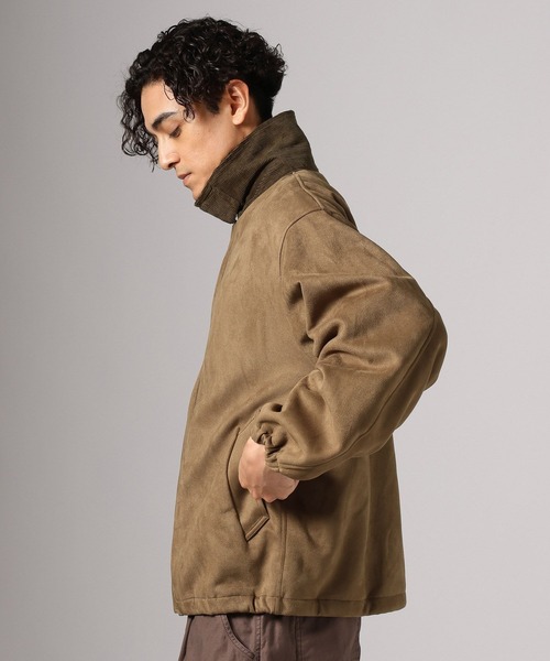 BAYFLOW(ベイフロー)の「ボアカラーフライトジャケット(ブルゾン・メンズ・ブラウン/ベージュ/ブラック/グレー・MEDIUM/LARGE)」の14枚目の写真