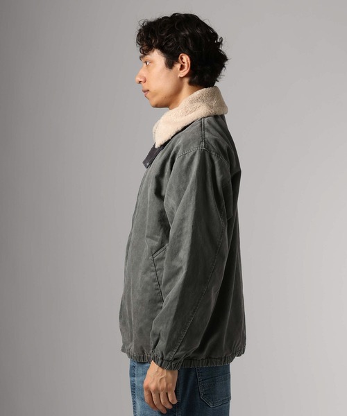 BAYFLOW(ベイフロー)の「ボアカラーフライトジャケット(ブルゾン・メンズ・ブラウン/ベージュ/ブラック/グレー・MEDIUM/LARGE)」の17枚目の写真