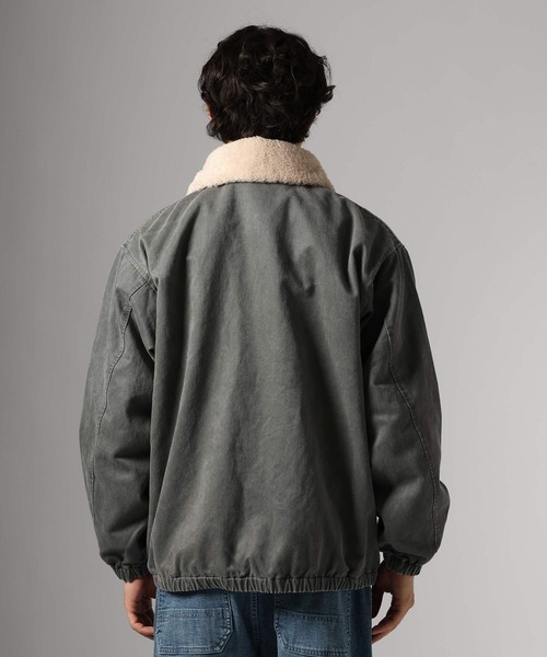 BAYFLOW(ベイフロー)の「ボアカラーフライトジャケット(ブルゾン・メンズ・ブラウン/ベージュ/ブラック/グレー・MEDIUM/LARGE)」の18枚目の写真