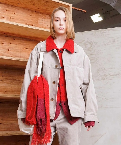 VOAAOV(ヴォアーブ)の「【VOAAOV】 TIMERESS CORDUROY Work Jacket(ブルゾン・メンズ・ブラック/サンドベージュ/チャコールグレー・1/2)」の3枚目の写真