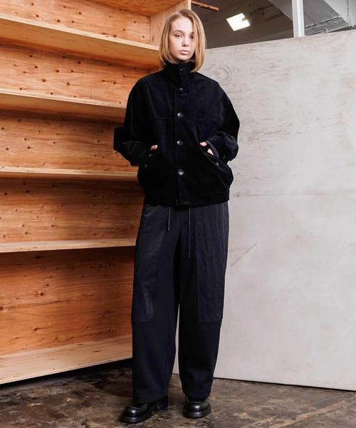 VOAAOV(ヴォアーブ)の「【VOAAOV】 TIMERESS CORDUROY Work Jacket(ブルゾン・メンズ・ブラック/サンドベージュ/チャコールグレー・1/2)」の1枚目の写真