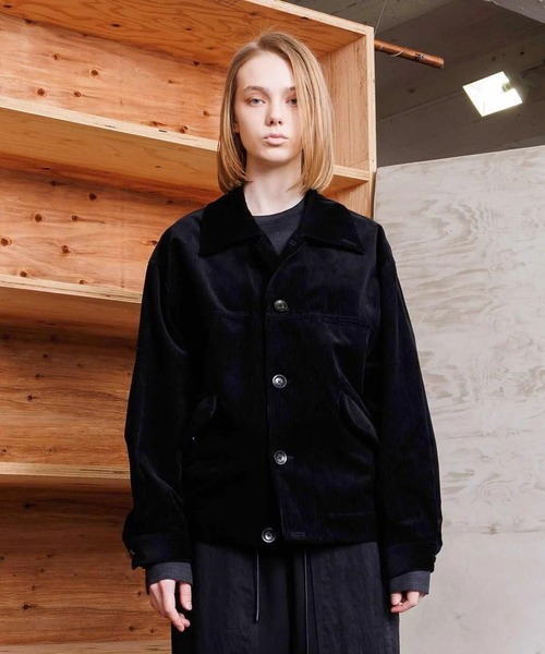 VOAAOV(ヴォアーブ)の「【VOAAOV】 TIMERESS CORDUROY Work Jacket(ブルゾン・メンズ・ブラック/サンドベージュ/チャコールグレー・1/2)」の4枚目の写真