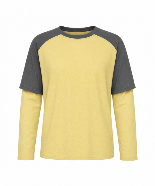 PROCESS(プロセス)の「Double Layer Long Sleeve - Yellow(Tシャツ/カットソー・メンズ・その他・FREE)」の2枚目の写真