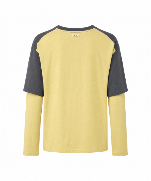 PROCESS(プロセス)の「Double Layer Long Sleeve - Yellow(Tシャツ/カットソー・メンズ・その他・FREE)」の3枚目の写真