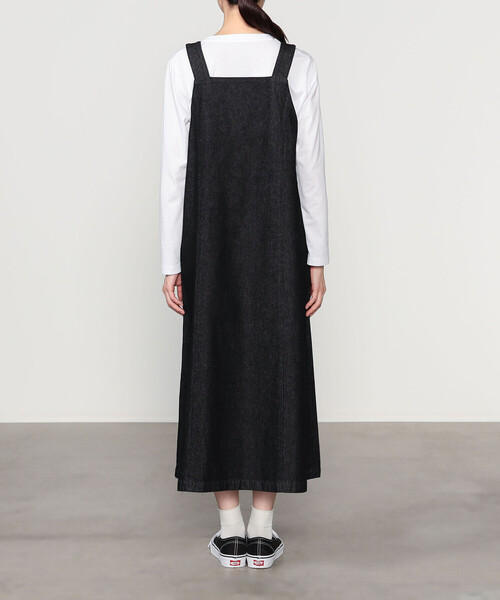 DANTON(ダントン)の「DANTON × eunoia | デニム ジャンパーワンピース WOMEN(ワンピース・レディース・ブラック・F)」の6枚目の写真