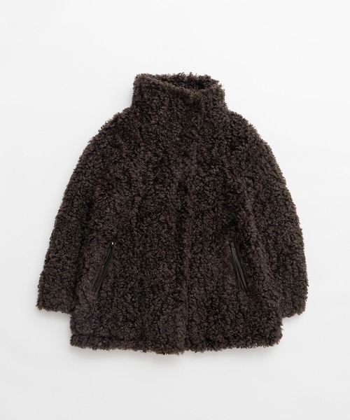 PRANK PROJECT(プランクプロジェクト)の「【2026Winter Pre-Order】スタンドカラーカールファーコート / Stand Collar Curly Fur Coat(その他アウター・レディース・ブラウン/アイボリー・FREE)」の1枚目の写真