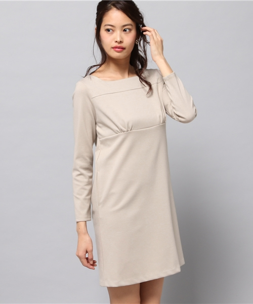 LIMITLESS LUXURY(リミットレスラグジュアリー)の「JANEワンピース◆(ワンピース・レディース・ベージュ/ネイビー/グレー・FREE)」の18枚目の写真