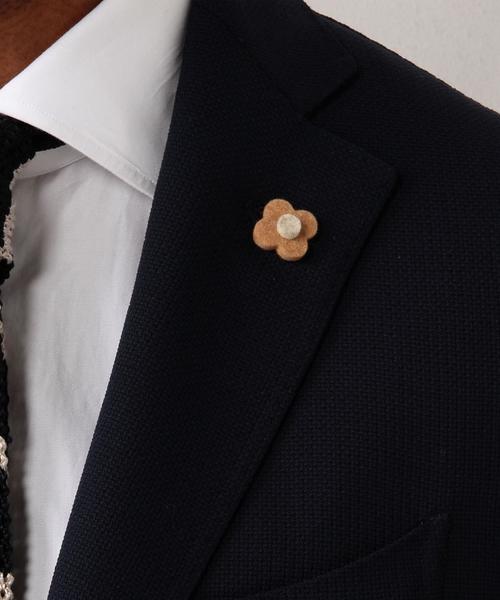 LARDINI（ラルディーニ）の「＜LARDINI（ラルディーニ）＞ ネイビー ホップサック 3B ジャケット（テーラードジャケット・メンズ・ネイビー・48/44/46）」の6枚目の写真