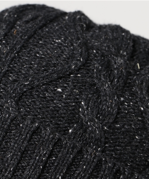 ROTOTO(ロトト)の「【RoToTo/ロトト】CWS CABLE KNIT CAP/ケーブルニットキャップ(ニットキャップ/ビーニー・メンズ・ワイン/ブルー/アイボリー/ベージュ/スミクロ・FREE)」の9枚目の写真