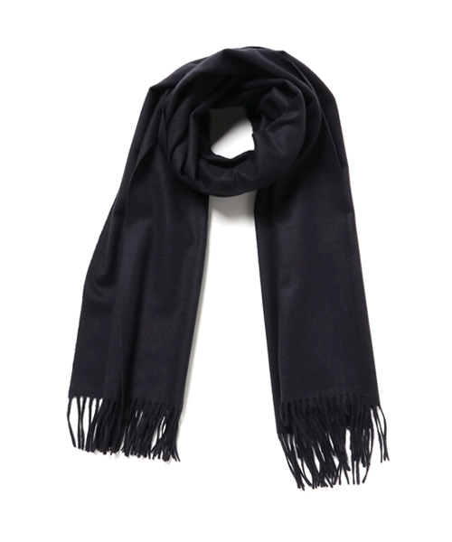 Johnstons of Elgin(ジョンストンズオブエルガン)の「Johnstons カシミヤマフラー(ストール/ショール・レディース・ホワイト/ライトグレー/キャメル/ネイビー・FREE)」の3枚目の写真