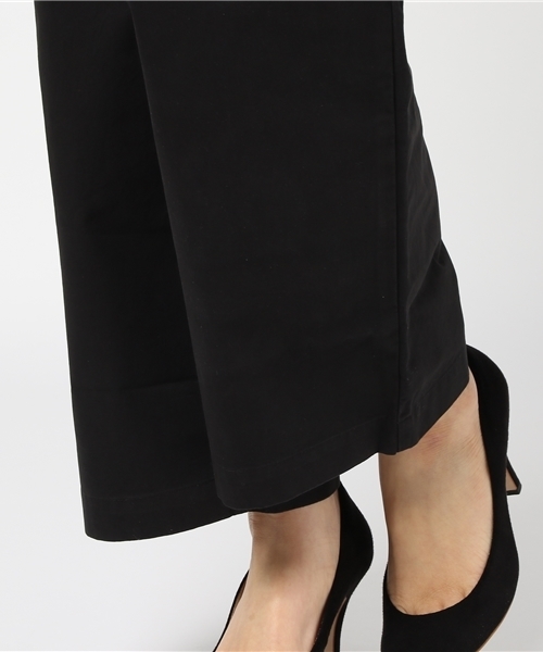 Honeys（ハニーズ）の「ベルト付き チノワイドパンツロング丈（チノパンツ・レディース・ライトベージュ/ネイビー/キャメル/ブラック/カーキ/オレンジ/ブラウン・L/M/LL/S）」の14枚目の写真