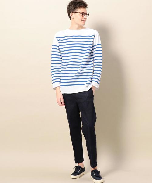 BEAUTY&YOUTH UNITED ARROWS（ビューティーアンドユースユナイテッドアローズ）の「BY ライトデニム ノープリーツ アンクルパンツ ◆（デニムパンツ・メンズ・ネイビー・LARGE/SMALL/MEDIUM/X-LARGE）」の6枚目の写真